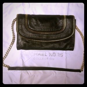 Michael Kors Zipper Trim Shoulder Bag